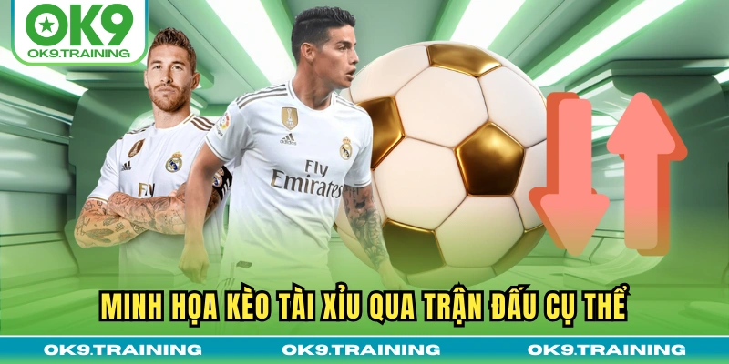 Minh họa kèo Tài Xỉu qua trận đấu cụ thể